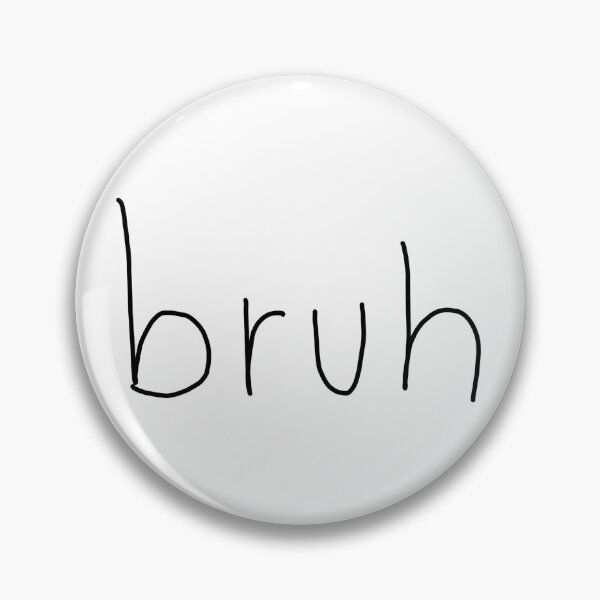 Item preview, Bruh Scribble Black Text  designed and sold by SofiaSava01.