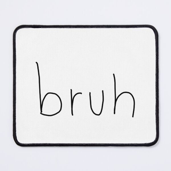 Item preview, Bruh Scribble Black Text  designed and sold by SofiaSava01.