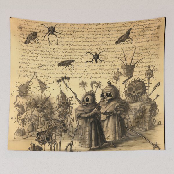 Item preview, Black Death Plague Medieval Manuscripts  designed and sold by BrandonArtWorld.
