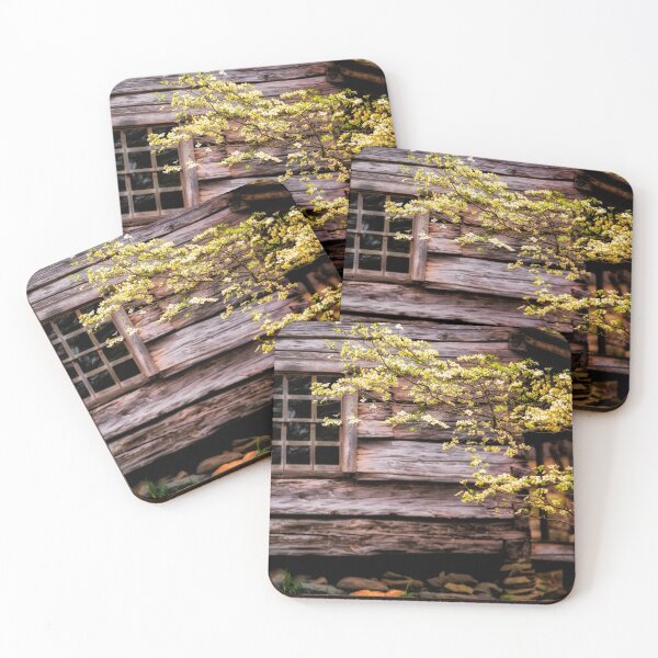 Item preview, Cabin and Dogwood Tree designed and sold by KellyHeaton.