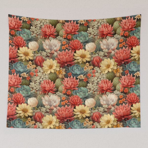 Item preview, Desert Blooms - Exquisite Seamless Digital Pattern designed and sold by KaleidoKiosk.