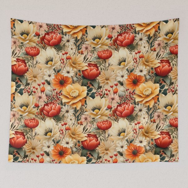 Item preview, Desert Blooms - Exquisite Seamless Digital Pattern designed and sold by KaleidoKiosk.