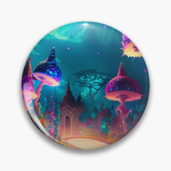 Item preview, Enchanted Abode Amidst Towering Fungi designed and sold by m24t.