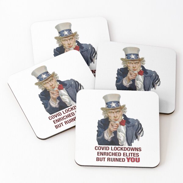 Item preview, Uncle Sam: Covid Lockdowns ruined You designed and sold by redbruhl.