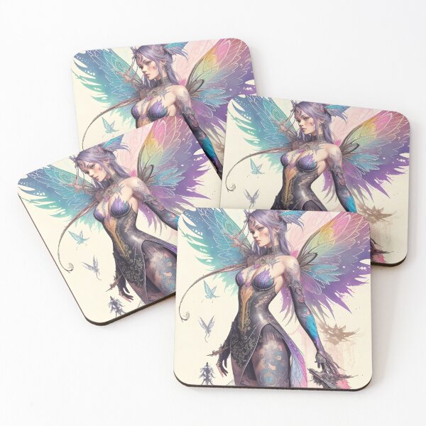 Item preview, beautiful fairy pincess with wings designed and sold by INKVERSEIO.
