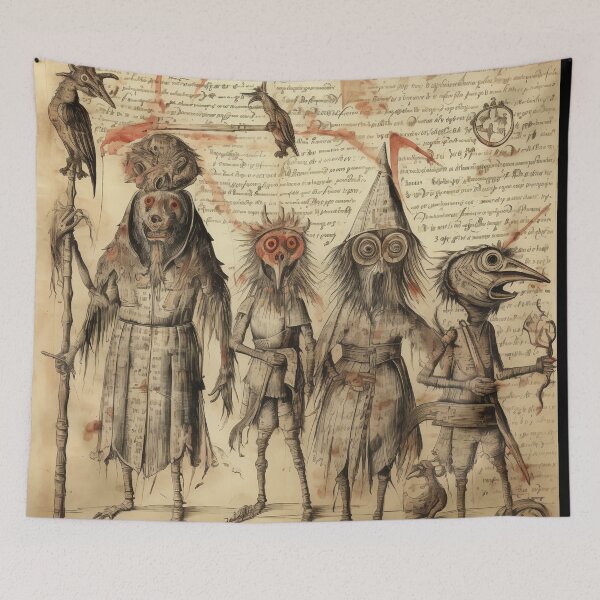 Item preview, Black Death Plague Medieval Manuscripts  designed and sold by BrandonArtWorld.