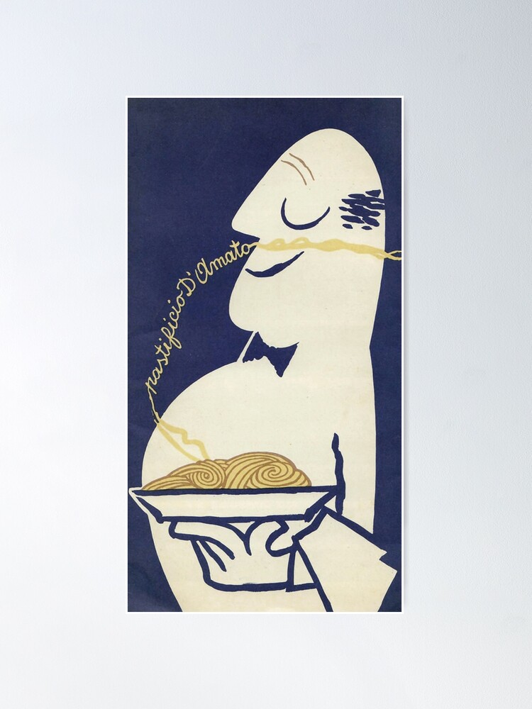 “Vintage Italian Pasta Poster” Poster for Sale by mindydidit | Redbubble