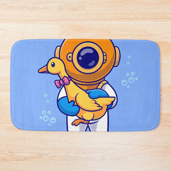 Item preview, Adorable Diver with a Quacky Companion designed and sold by hjian8219.