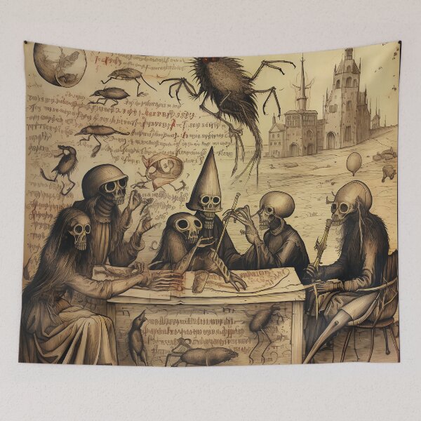 Item preview, Black Death Plague Medieval Manuscripts  designed and sold by BrandonArtWorld.