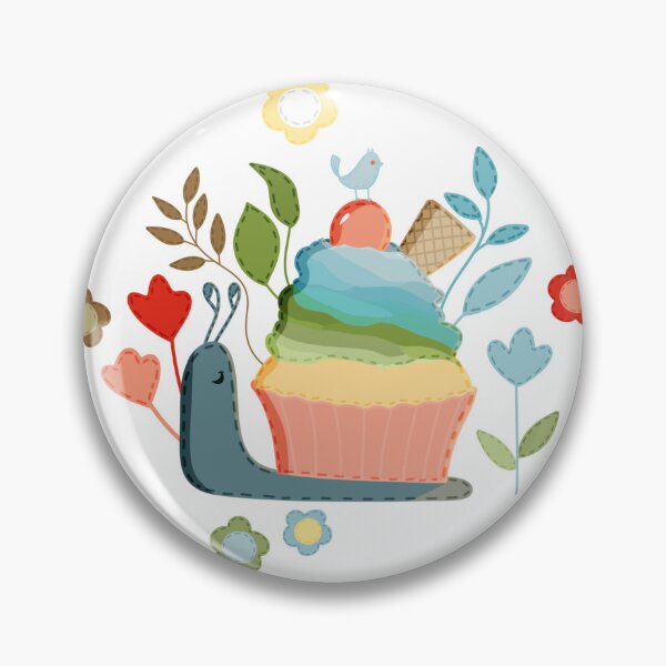 Artikelvorschau, Regenbogen-Cupcake-Schnecke entworfen und verkauft von OranelloDesigns.