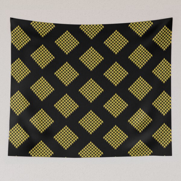 Item preview, Houndstooth Diamond - Black & Gold designed and sold by Tim Veiga.