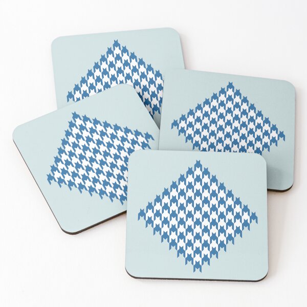 Item preview, Houndstooth Diamond - Blue & White designed and sold by Tim Veiga.
