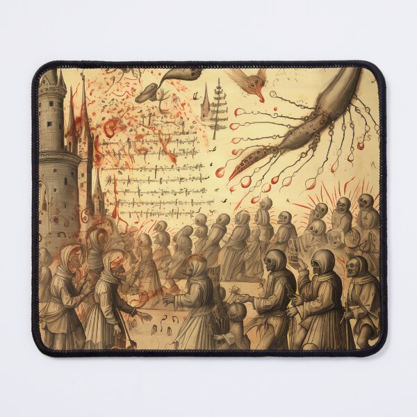 Item preview, Black Death Plague Medieval Manuscripts designed and sold by BrandonArtWorld.