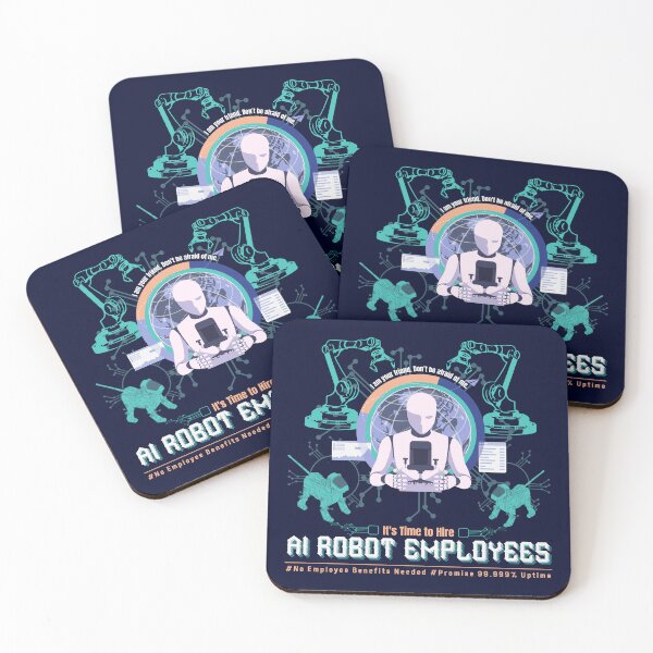 Item preview, AI Robot Employees : It's time to hire AI Robot designed and sold by HaileyLow.
