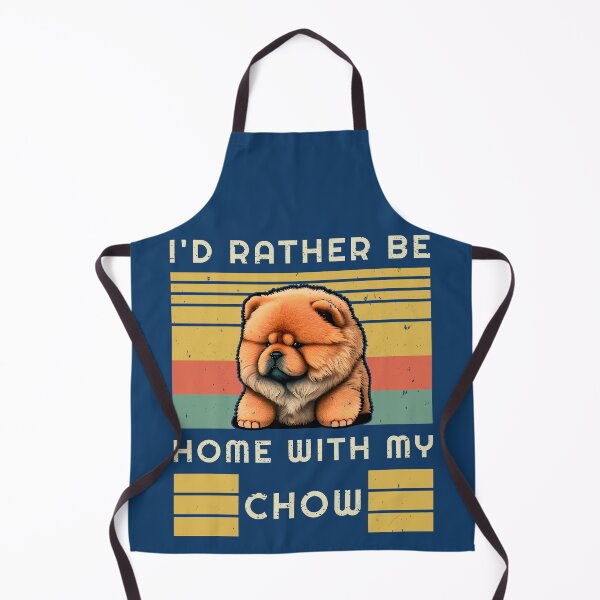 Item preview, Vintage Design - I'd Rather Be - Chow Chow Puppy designed and sold by brindled.
