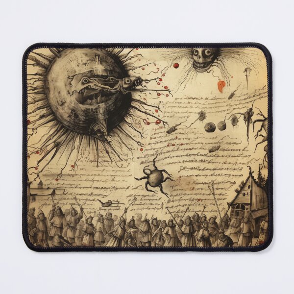 Item preview, Black Death Plague Medieval Manuscripts designed and sold by BrandonArtWorld.