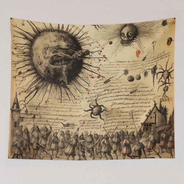 Item preview,  Black Death Plague Medieval Manuscripts  designed and sold by BrandonArtWorld.