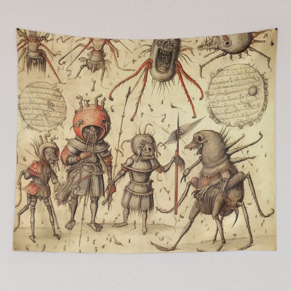 Item preview, Black Death Plague Medieval Manuscripts  designed and sold by BrandonArtWorld.