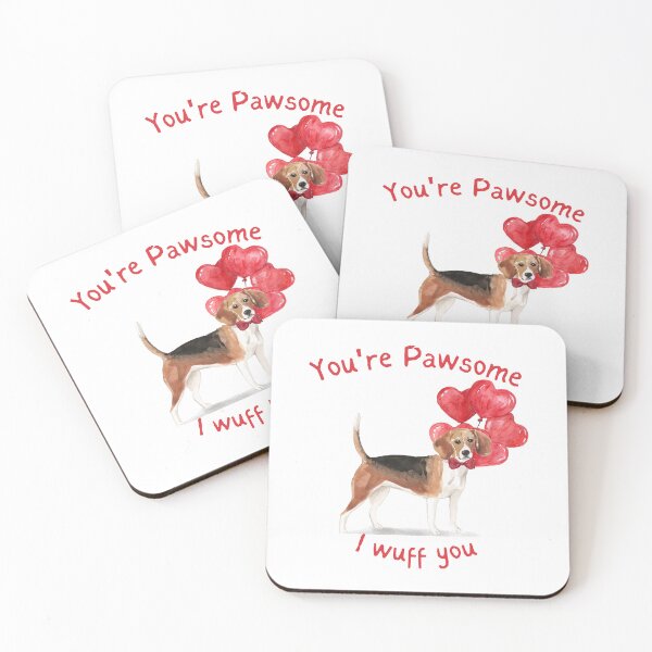 Item preview, Beagle Valentine designed and sold by beastieboutique.
