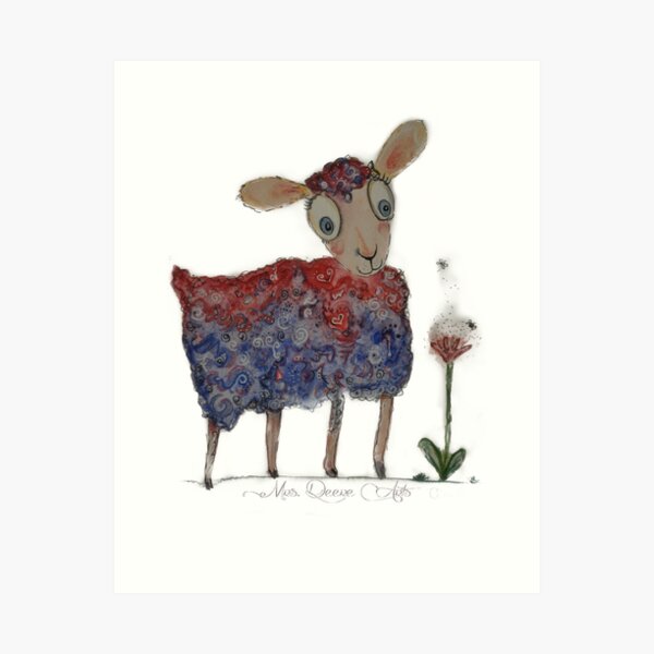 Sweet Sheep Kunstdruck