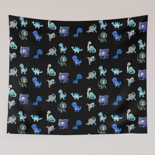 Item preview, Blue Dinosaur Emoji designed and sold by WoodburyLake.
