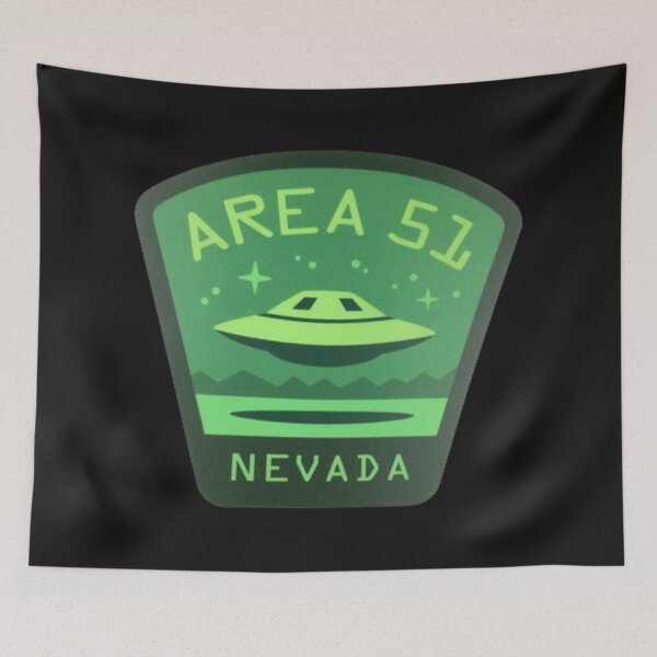 Item preview, Area 51 Nevada UFO Travel Logo designed and sold by EremitaOfficial.