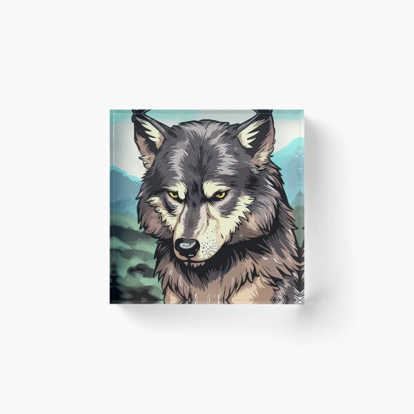 Artikelvorschau, Wolf entworfen und verkauft von littlewer.