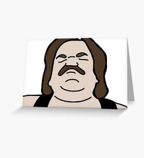 Do you mind if I leave my sports vest on? Greeting Card
