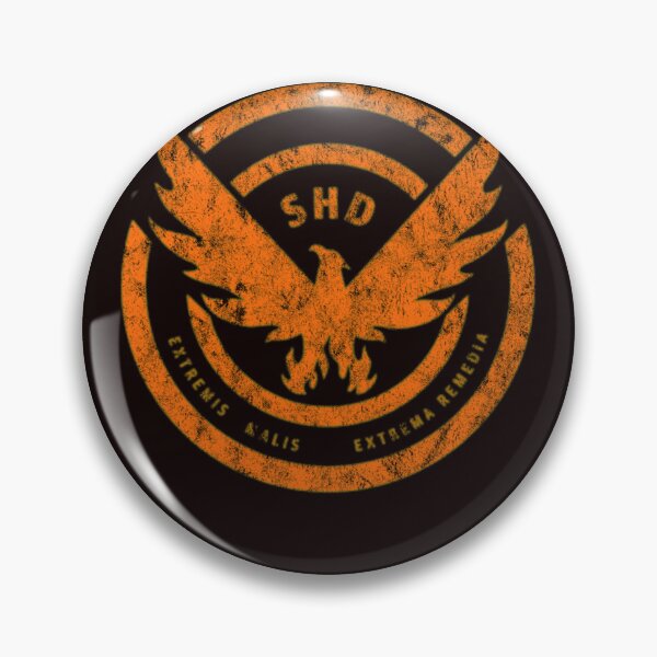 Item preview, The Division SHD Logo Distressed Orange designed and sold by MavisOReil.