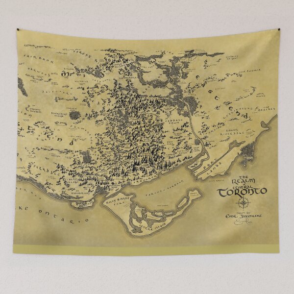 Item preview, The Realm of Downtown Toronto designed and sold by Limebylimeart.
