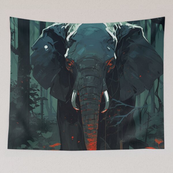 Item preview, An Elephant in the Forest designed and sold by StudioRedKoala.