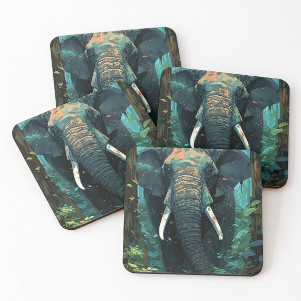 Item preview, An Elephant in the Forest designed and sold by StudioRedKoala.