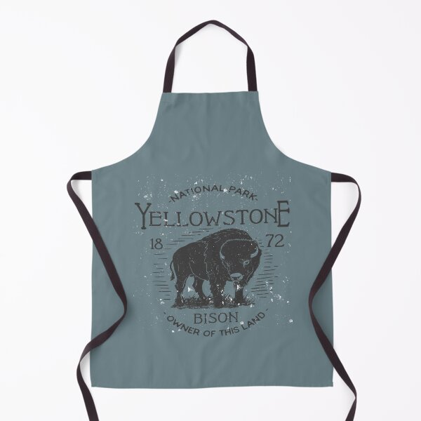 Item preview, Yellowstone National Park Bison Owner of This Land I love hiking Tee designed and sold by HarleyStanworth.