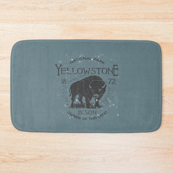 Item preview, Yellowstone National Park Bison Owner of This Land I love hiking Tee designed and sold by HarleyStanworth.