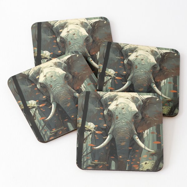 Item preview, An Elephant in the Forest designed and sold by StudioRedKoala.