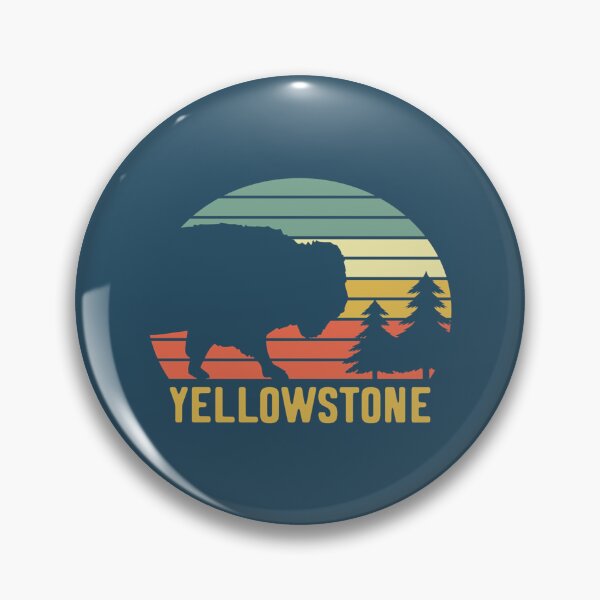 Item preview, Yellowstone National Park Bison Vintage Buffalo Retro designed and sold by HarleyStanworth.