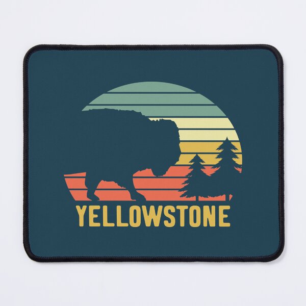 Item preview, Yellowstone National Park Bison Vintage Buffalo Retro designed and sold by HarleyStanworth.