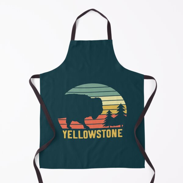 Item preview, Yellowstone National Park Bison Vintage Buffalo Retro designed and sold by HarleyStanworth.