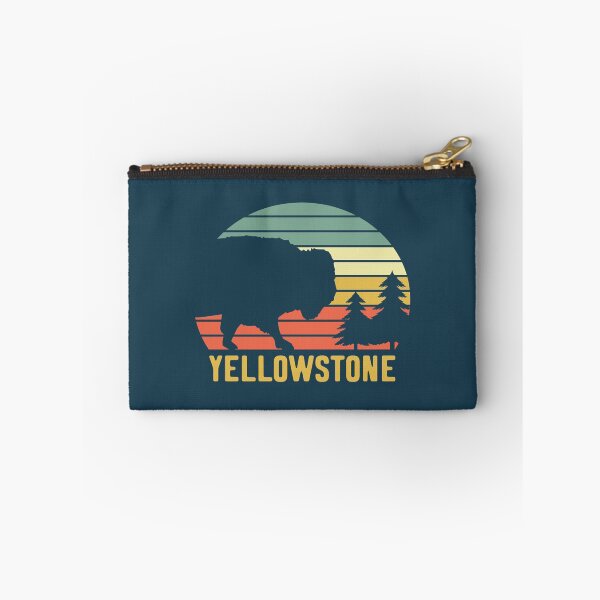 Item preview, Yellowstone National Park Bison Vintage Buffalo Retro designed and sold by HarleyStanworth.