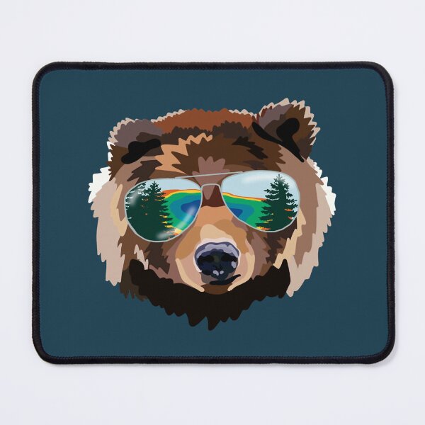 Item preview, Yellowstone National Park Travel Bear designed and sold by HarleyStanworth.