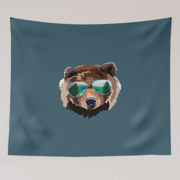 Item preview, Yellowstone National Park Travel Bear designed and sold by HarleyStanworth.