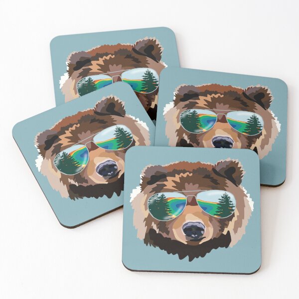Item preview, Yellowstone National Park Travel Bear designed and sold by HarleyStanworth.