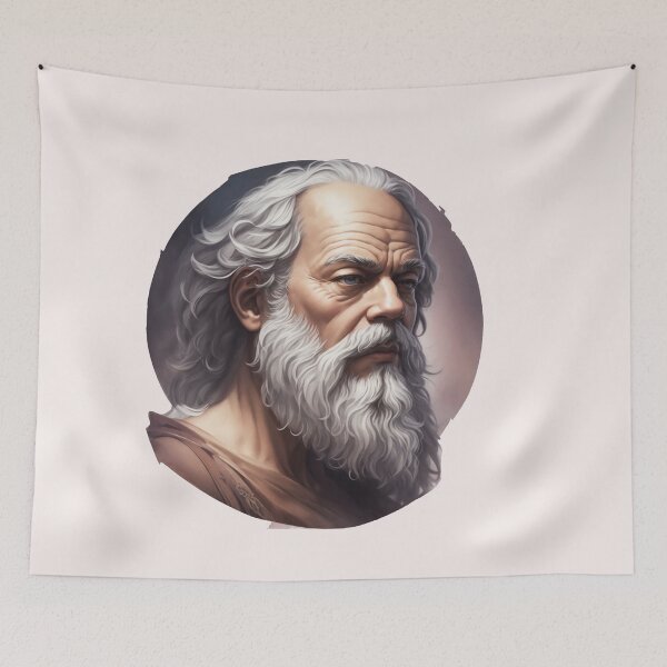 Artikelvorschau, Socrates Design ll Style Philosopher Socrates Art Digital entworfen und verkauft von StoicWarrior.