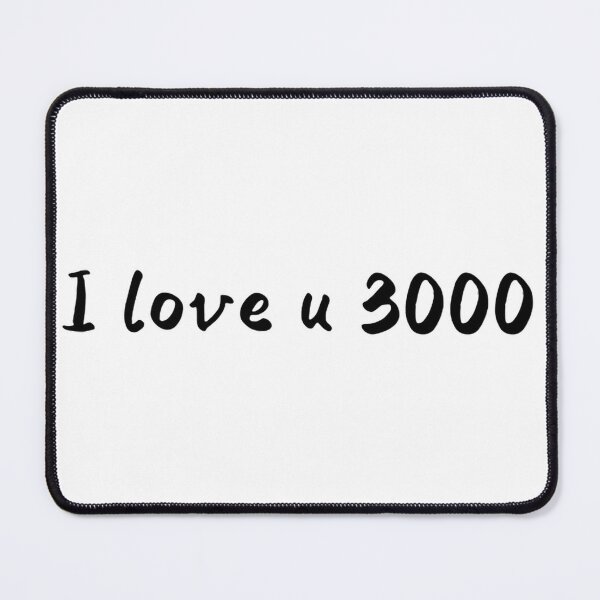Item preview, I love u 3000 text designed and sold by Rrrmin.