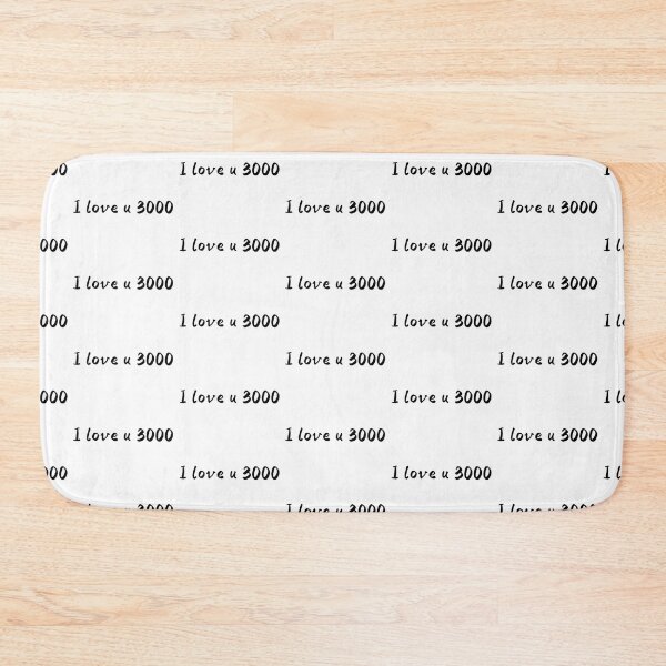 Item preview, I love u 3000 text designed and sold by Rrrmin.