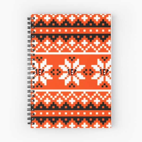 Item preview, Bengals Holiday Sweater Pattern designed and sold by haldoodles18.
