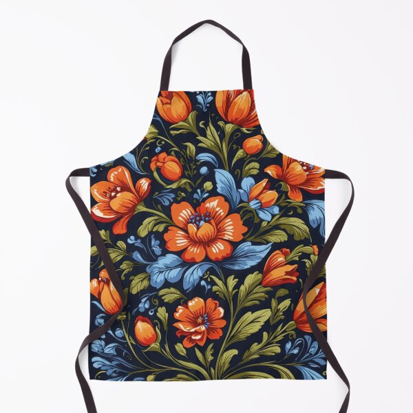 Item preview, Ukrainian Folk Elegance: Floral Pattern in Prymachenko Style designed and sold by arikanertug.