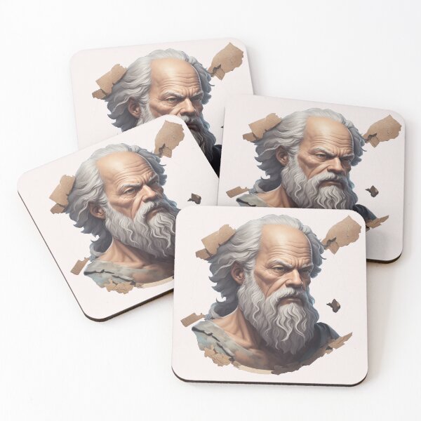Item preview, Socrates Design lll Style Philosopher Socrates Art Digital designed and sold by StoicWarrior.