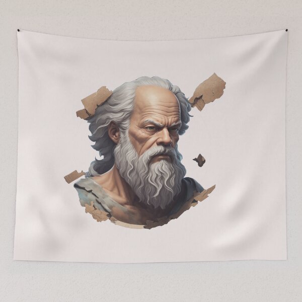 Artikelvorschau, Socrates Design III Stil Philosoph Socrates Art Digital entworfen und verkauft von StoicWarrior.