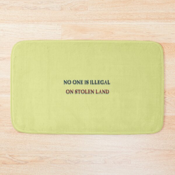 Item preview, NO ONE IS ILLEGAL ON STOLEN LAND  designed and sold by Fortunacreator.